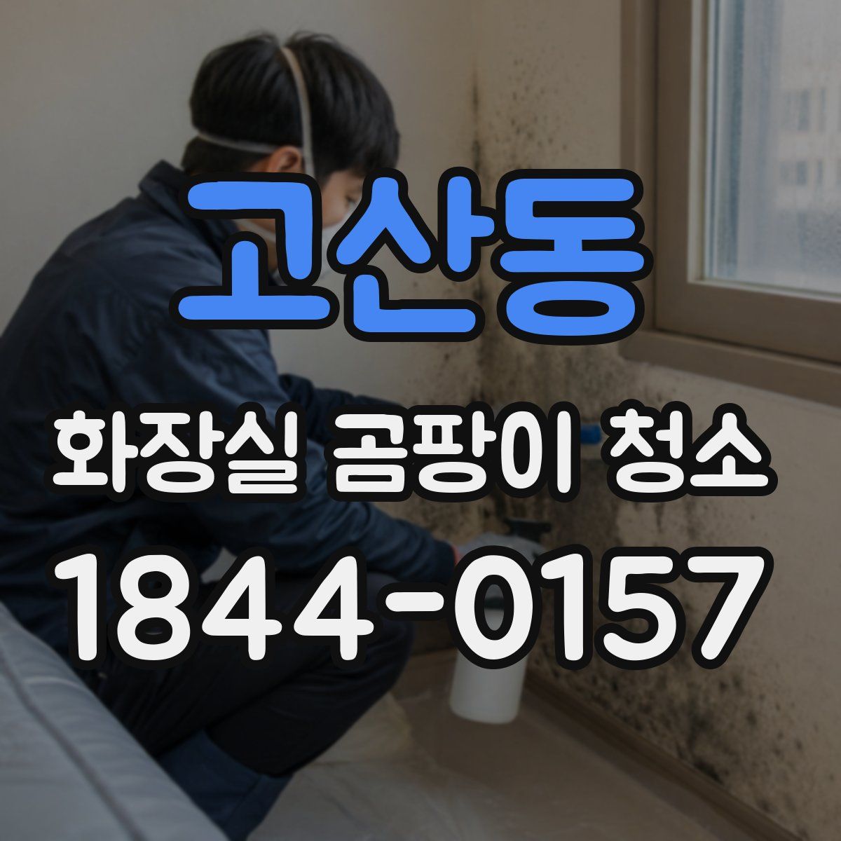 고산동 화장실 곰팡이 청소