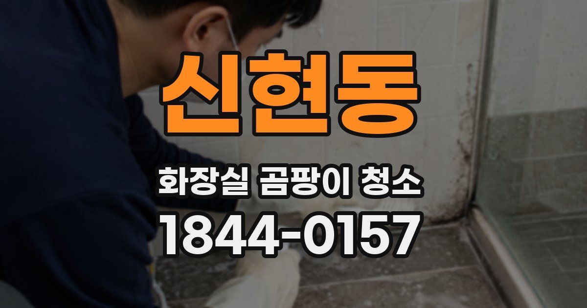 신현동 화장실 곰팡이 청소