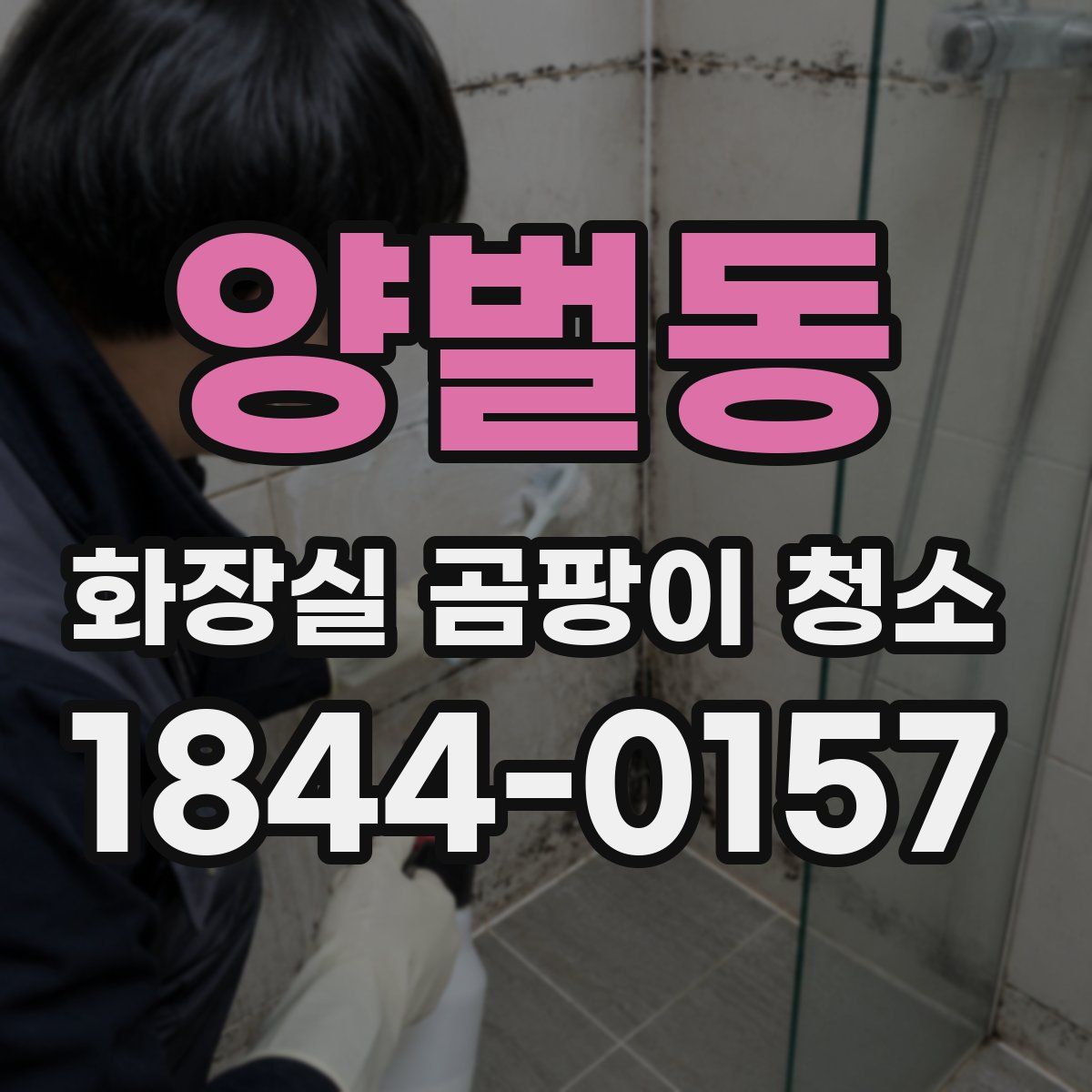 양벌동 화장실 곰팡이 청소