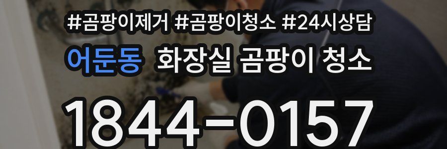어둔동 화장실 곰팡이 청소