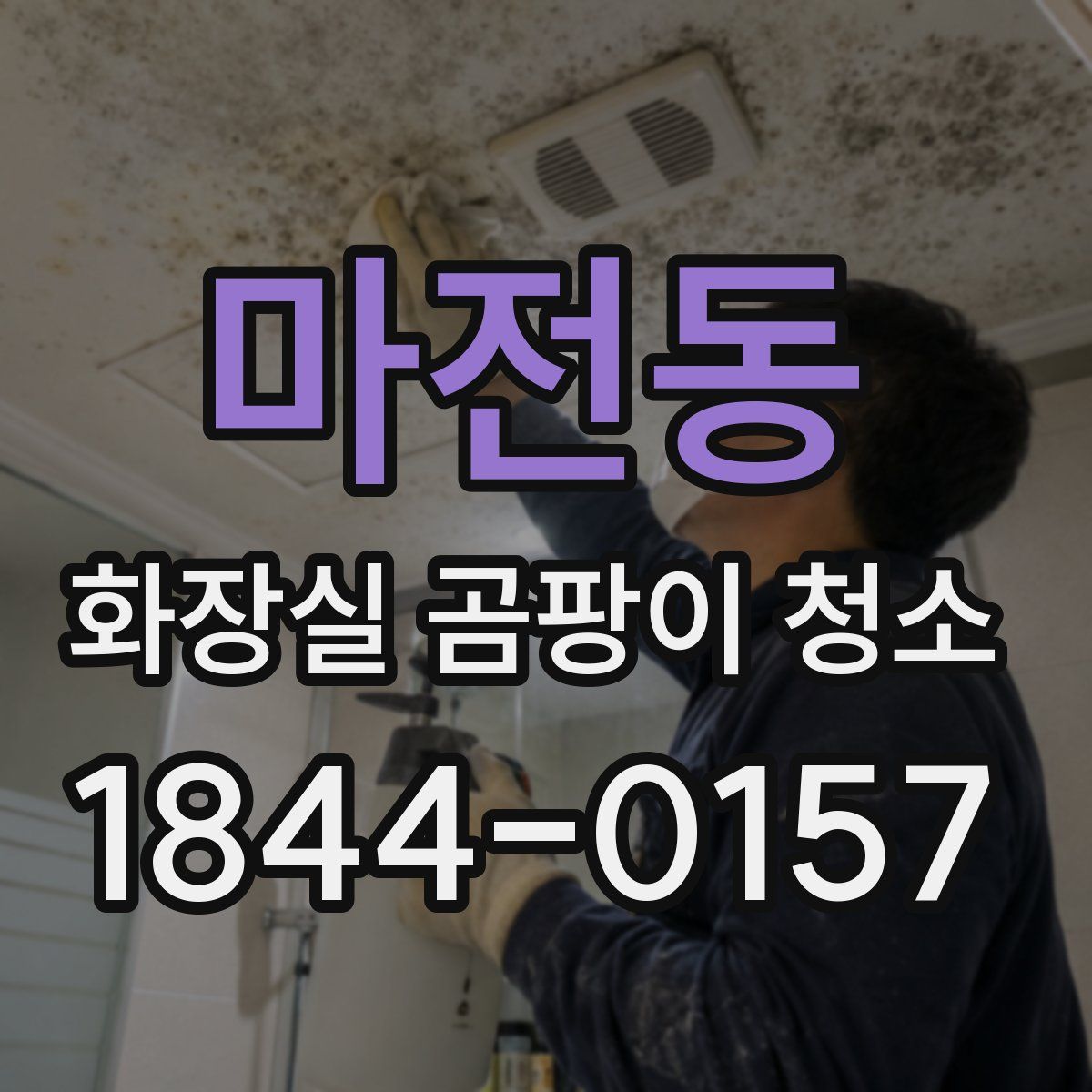 마전동 화장실 곰팡이 청소