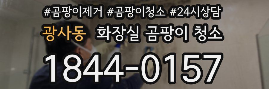 광사동 화장실 곰팡이 청소