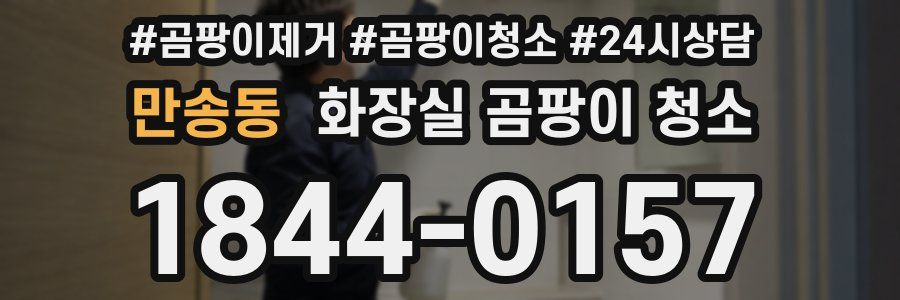 만송동 화장실 곰팡이 청소