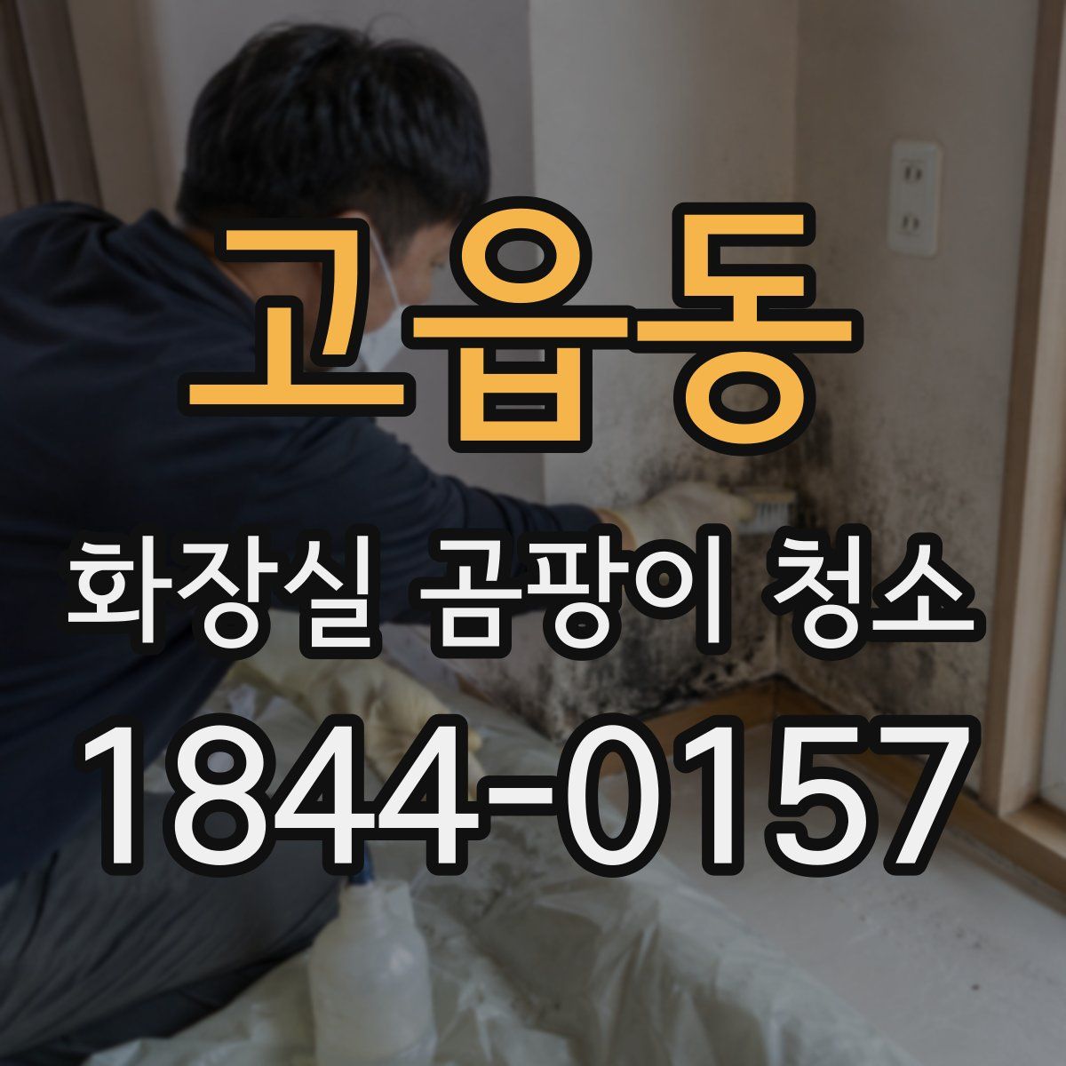 고읍동 화장실 곰팡이 청소