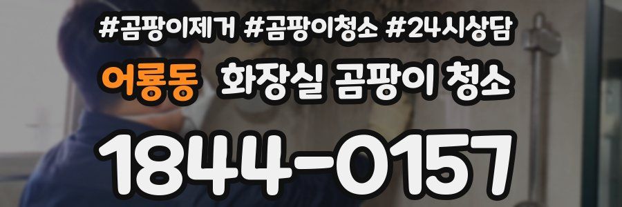 어룡동 화장실 곰팡이 청소