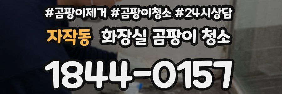 자작동 화장실 곰팡이 청소