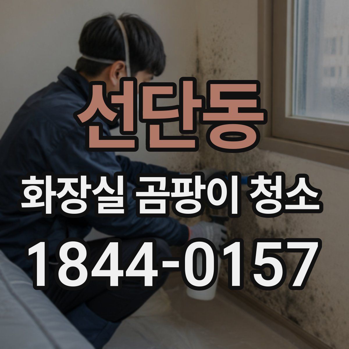 선단동 화장실 곰팡이 청소