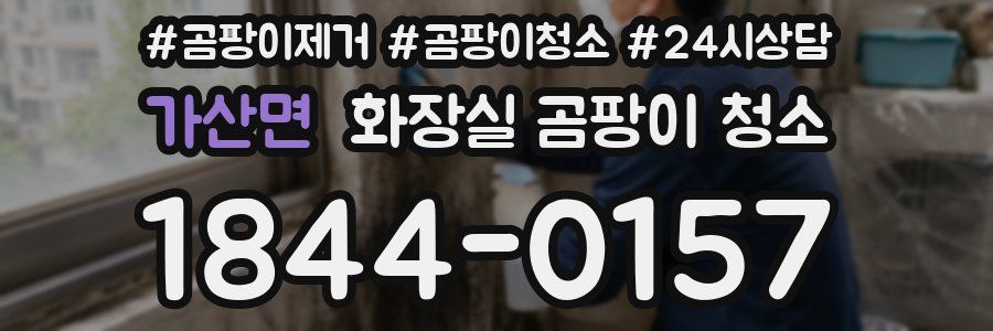 가산면 화장실 곰팡이 청소