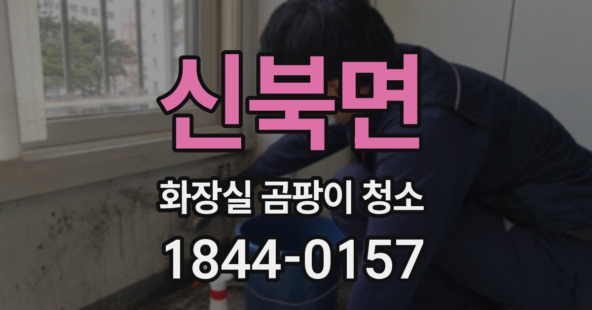신북면 화장실 곰팡이 청소