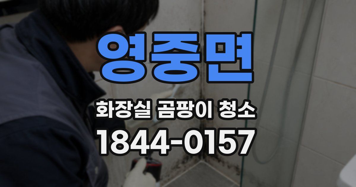 영중면 화장실 곰팡이 청소
