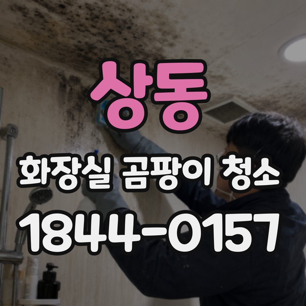 상동 화장실 곰팡이 청소