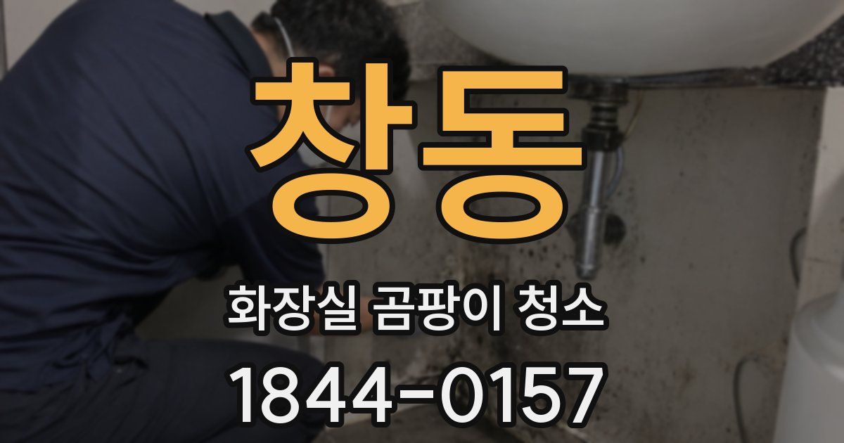 창동 화장실 곰팡이 청소