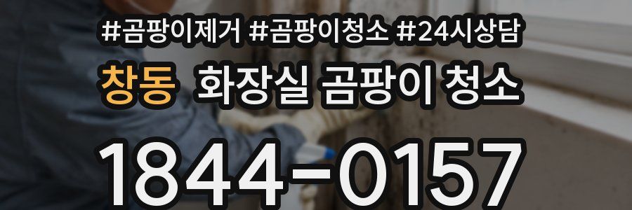 창동 화장실 곰팡이 청소