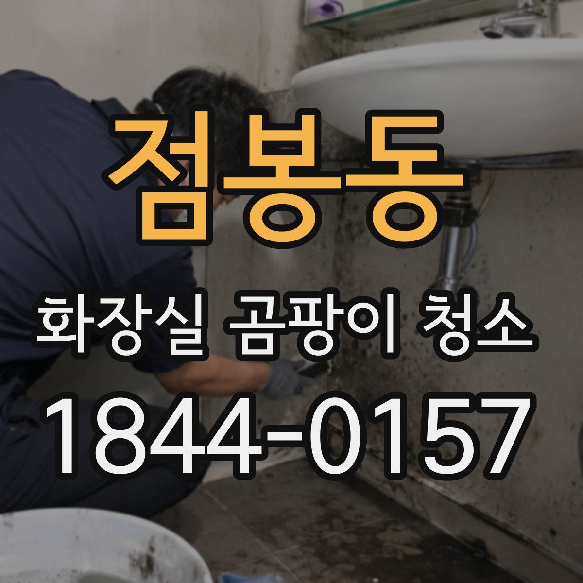 점봉동 화장실 곰팡이 청소