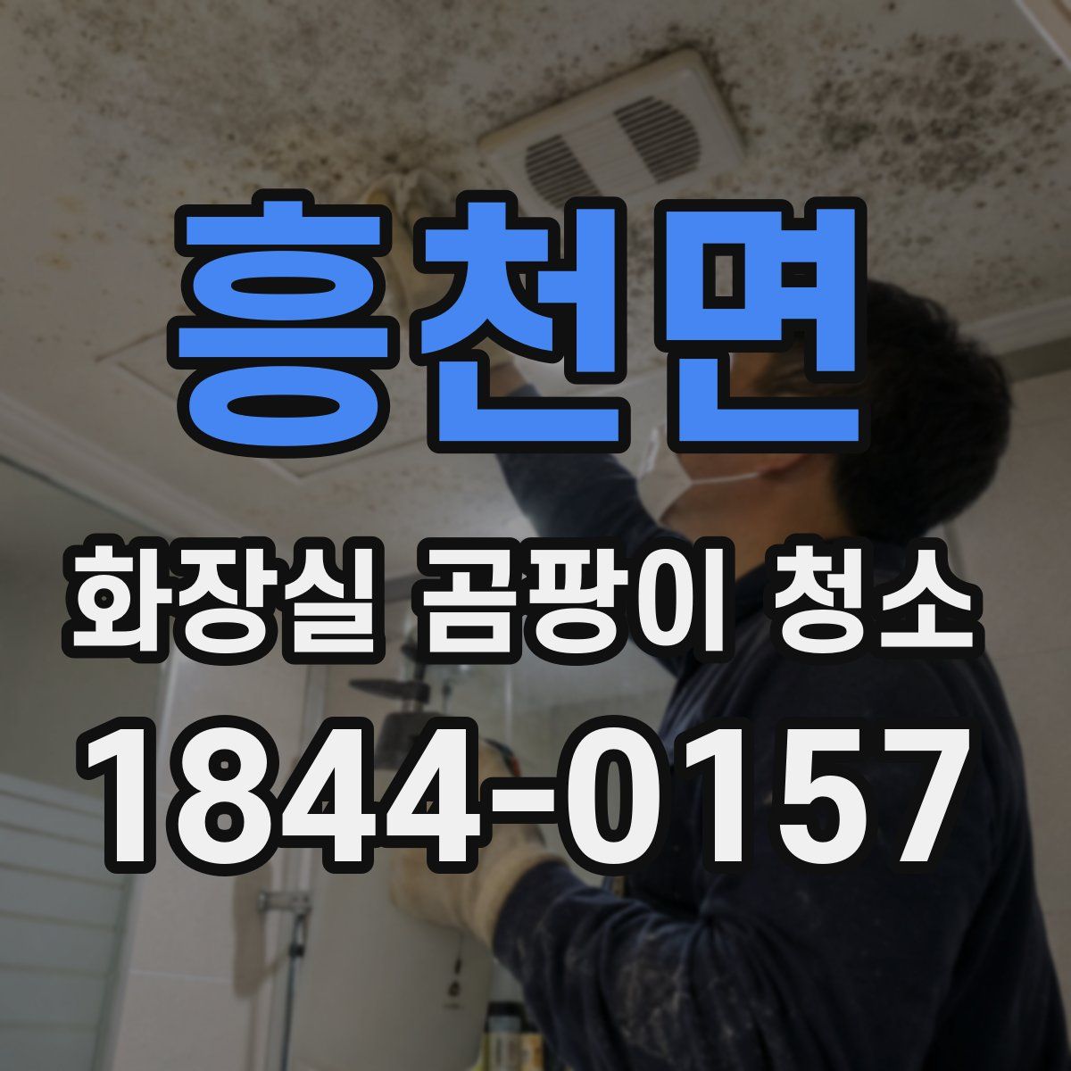 흥천면 화장실 곰팡이 청소