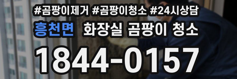 흥천면 화장실 곰팡이 청소