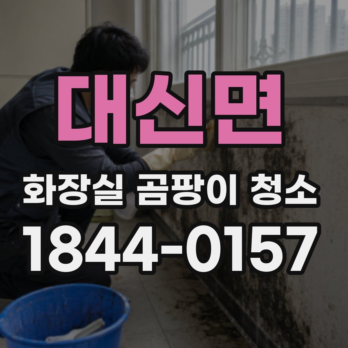 대신면 화장실 곰팡이 청소