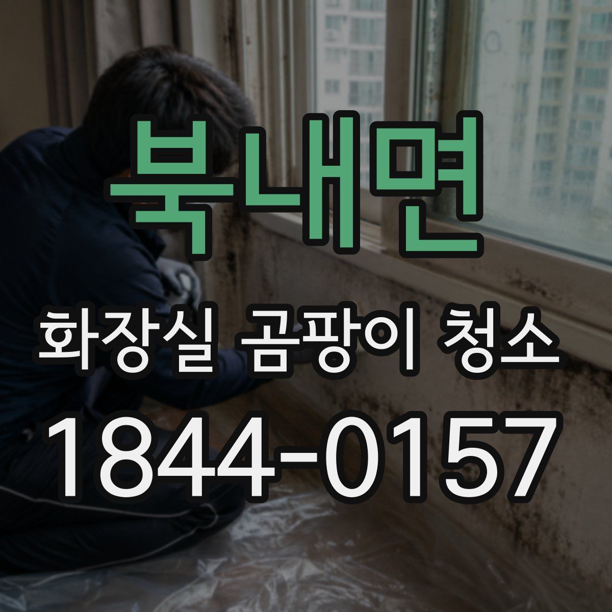 북내면 화장실 곰팡이 청소