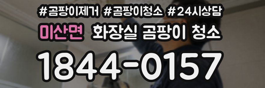 미산면 화장실 곰팡이 청소