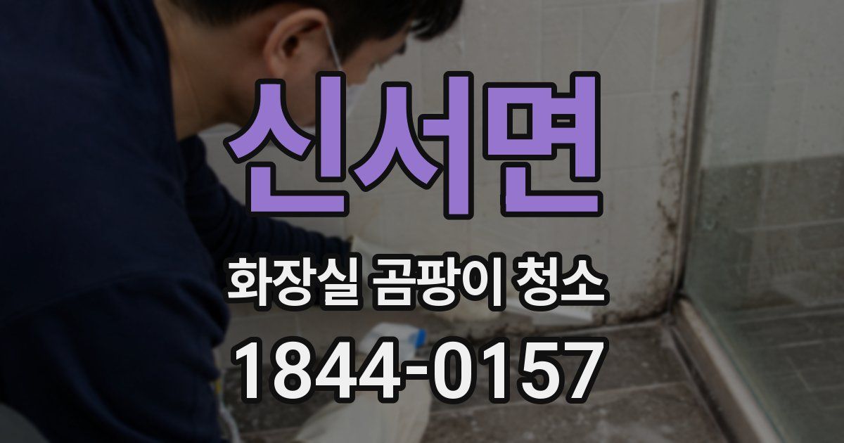신서면 화장실 곰팡이 청소
