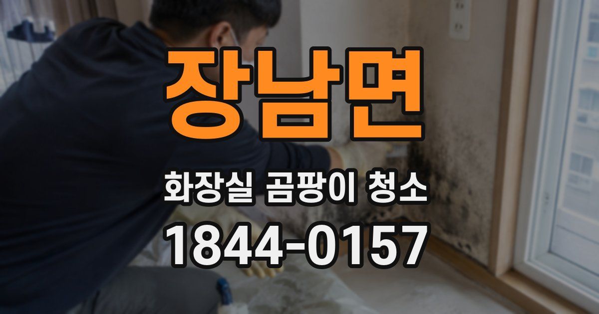 장남면 화장실 곰팡이 청소