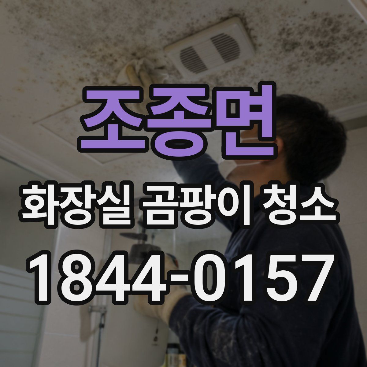 조종면 화장실 곰팡이 청소