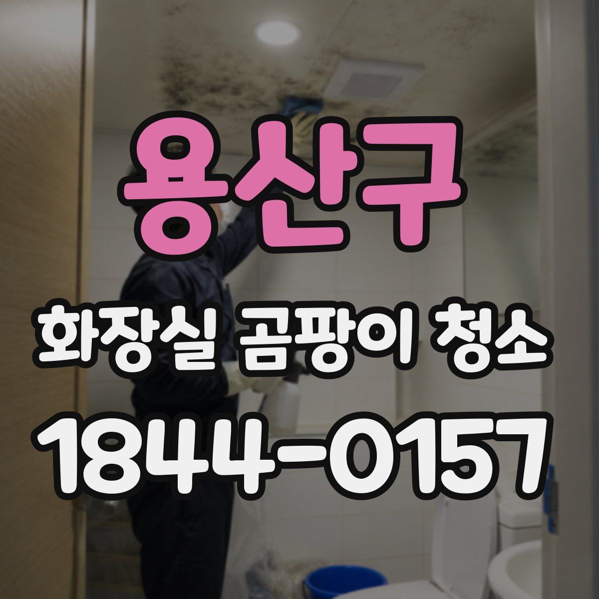 용산구 화장실 곰팡이 청소