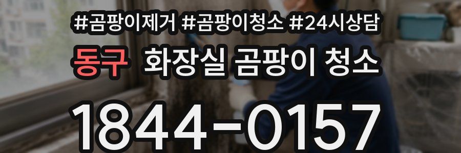 동구 화장실 곰팡이 청소