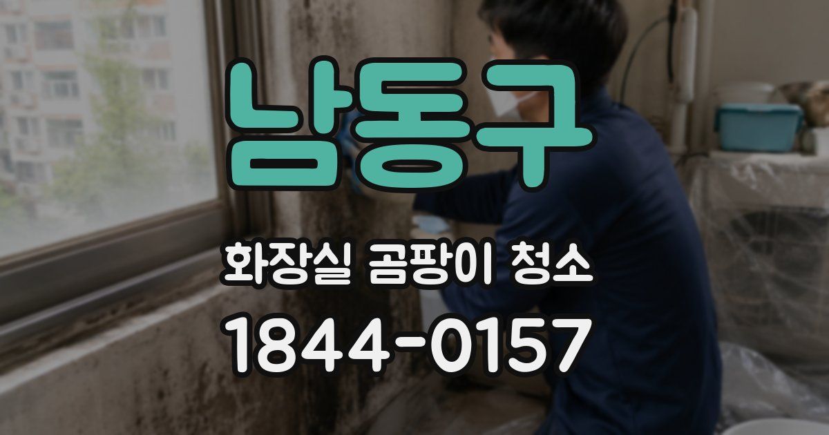 남동구 화장실 곰팡이 청소