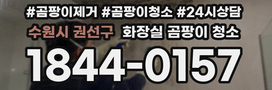 수원시 권선구 화장실 곰팡이 청소