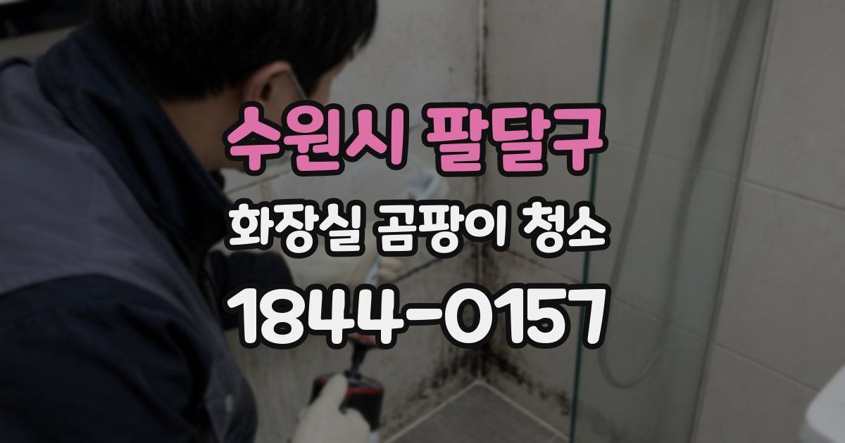 수원시 팔달구 화장실 곰팡이 청소