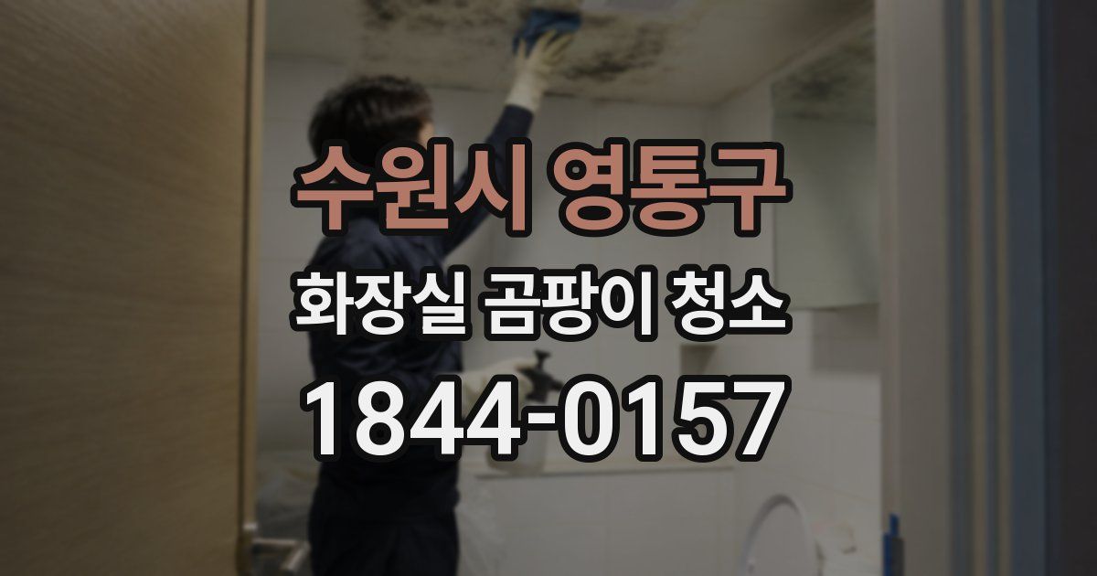 수원시 영통구 화장실 곰팡이 청소