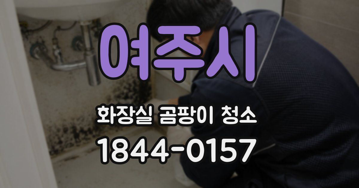 여주시 화장실 곰팡이 청소