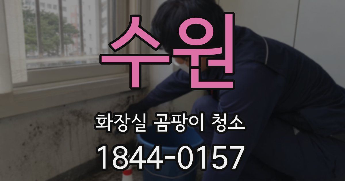 수원 화장실 곰팡이 청소