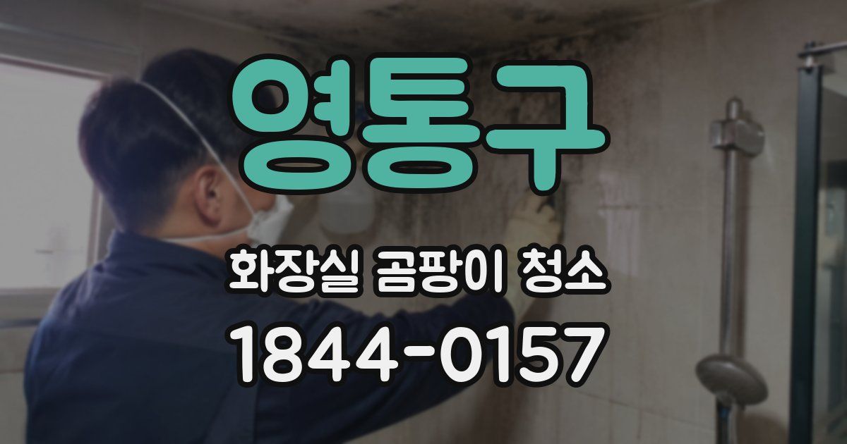 영통구 화장실 곰팡이 청소