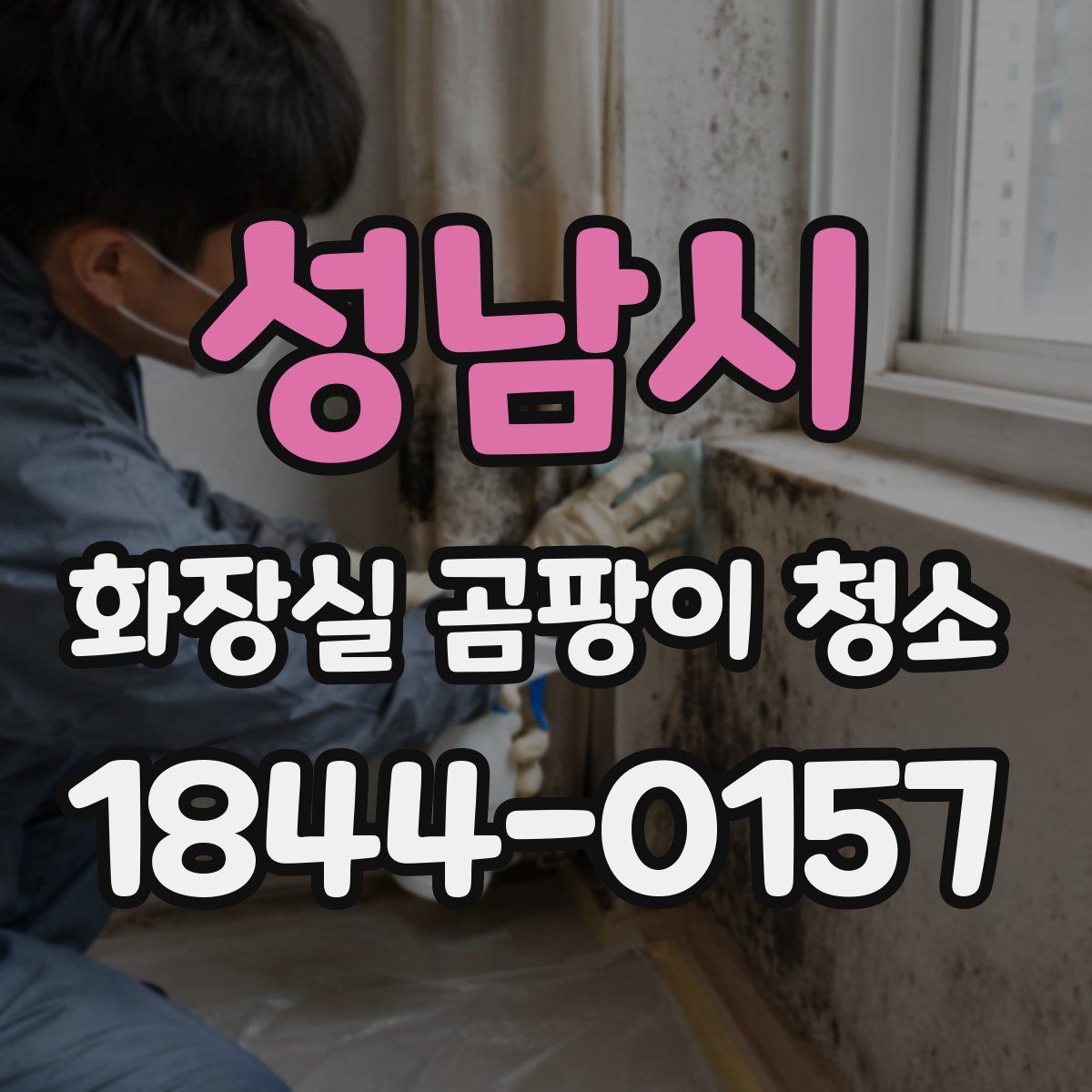 성남시 화장실 곰팡이 청소