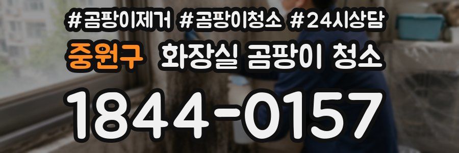 중원구 화장실 곰팡이 청소