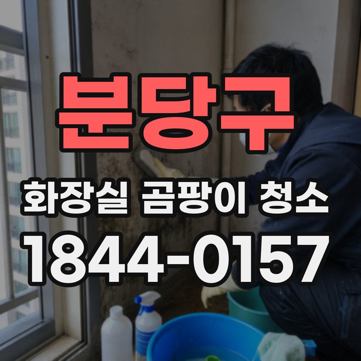 분당구 화장실 곰팡이 청소