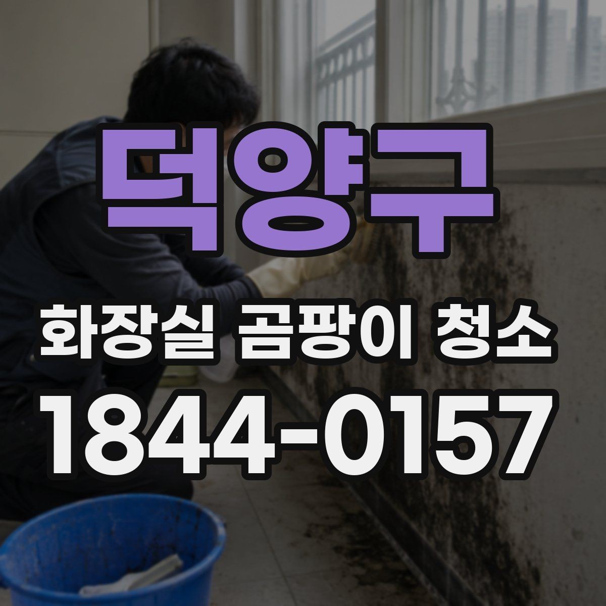 덕양구 화장실 곰팡이 청소 세정 후 소독까지 이어지는 관리법