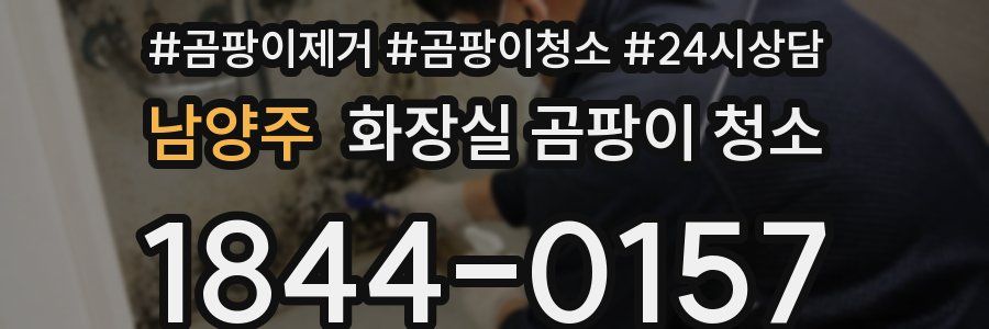 남양주 화장실 곰팡이 청소