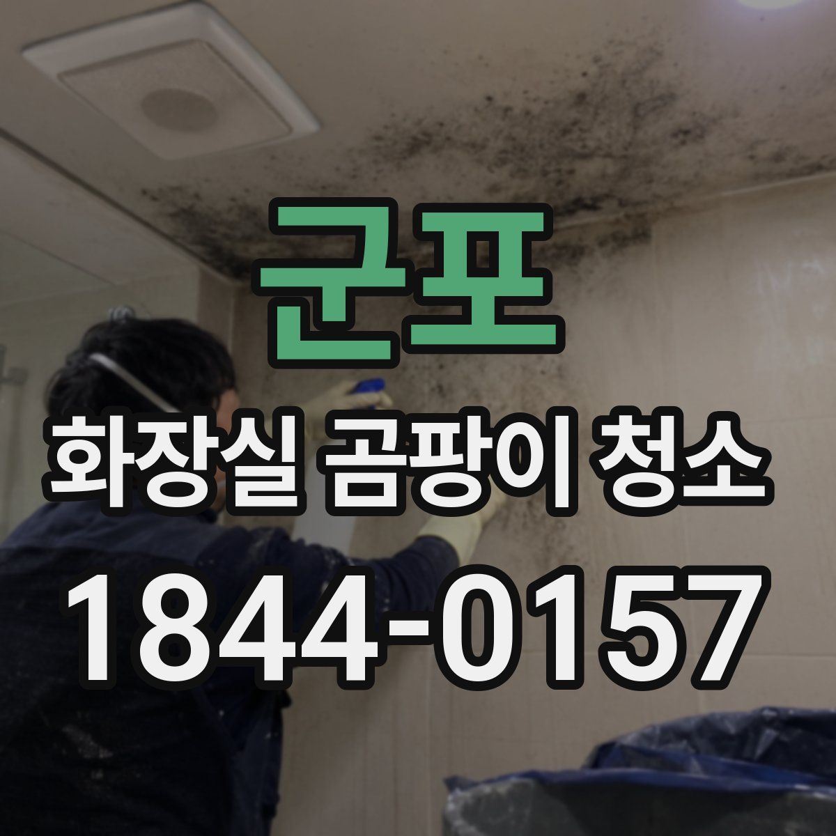 군포 화장실 곰팡이 청소