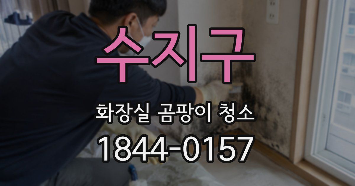 수지구 화장실 곰팡이 청소
