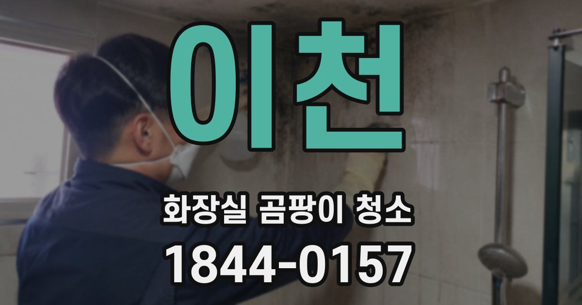 이천 화장실 곰팡이 청소