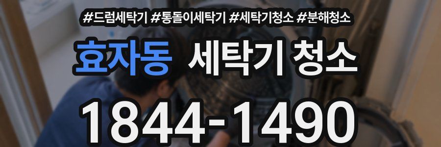 효자동 세탁기 청소