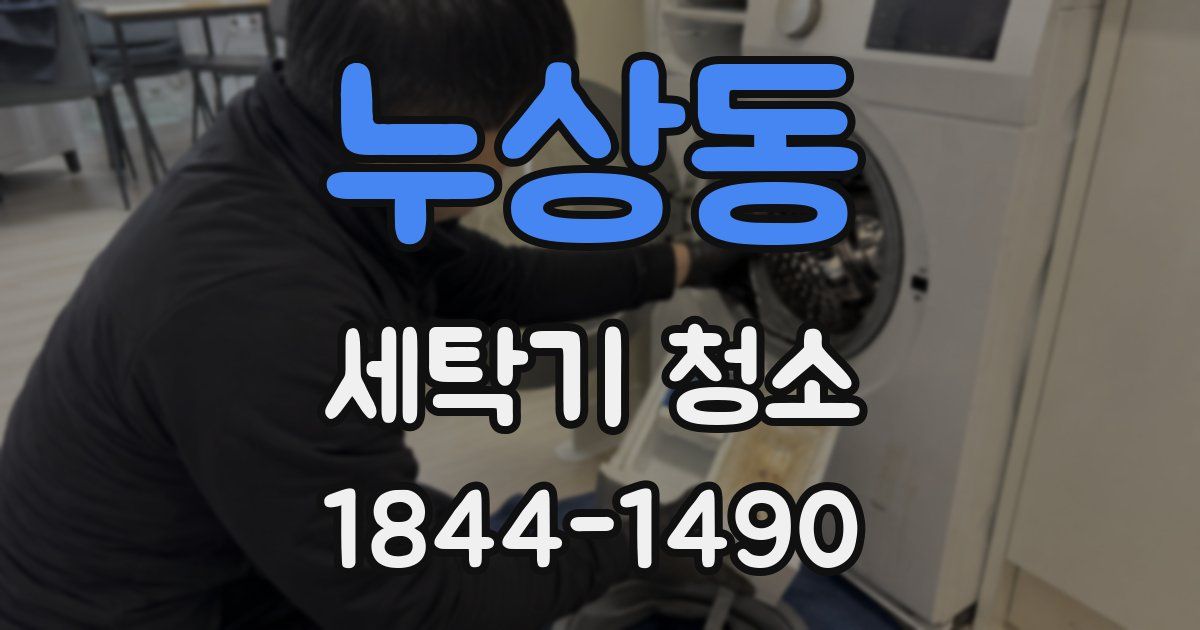 누상동 세탁기 청소