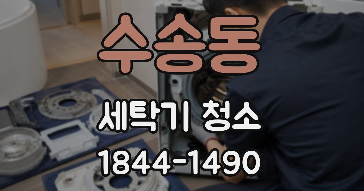 수송동 세탁기 청소