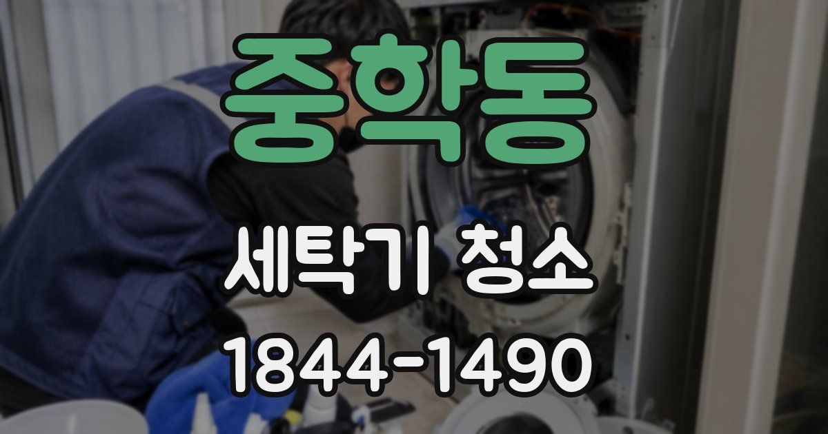 중학동 세탁기 청소