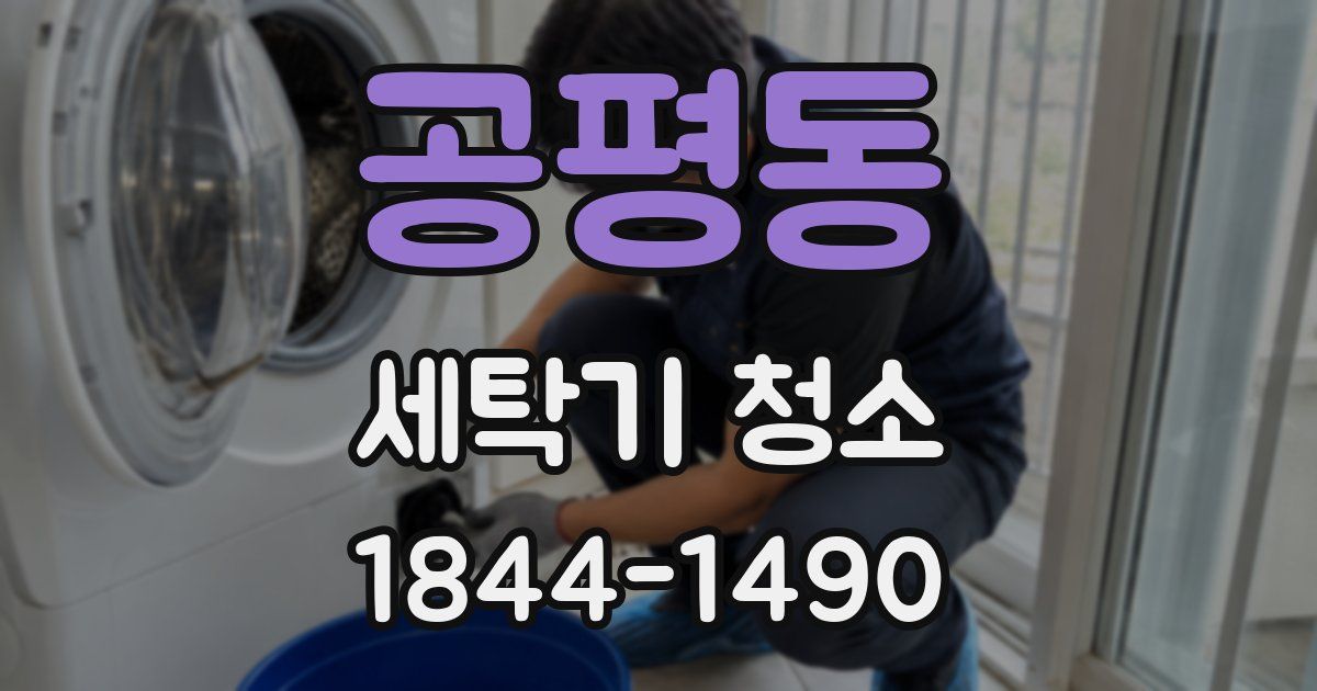 공평동 세탁기 청소