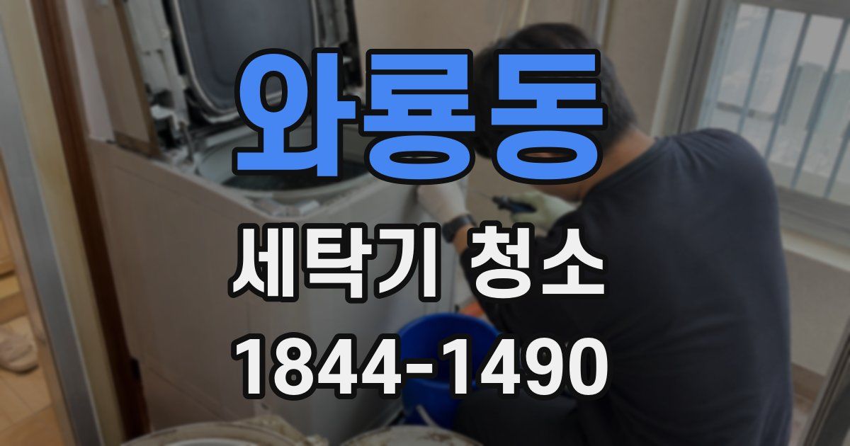 와룡동 세탁기 청소