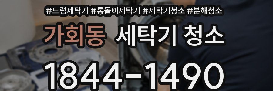 가회동 세탁기 청소